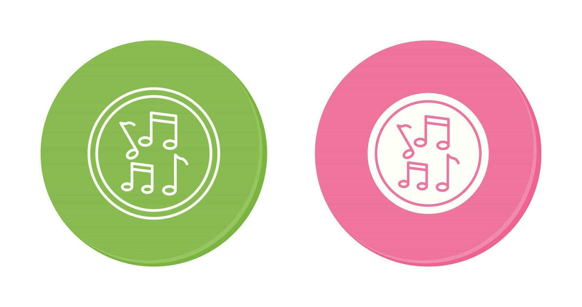 Musical Notes Vector Icon