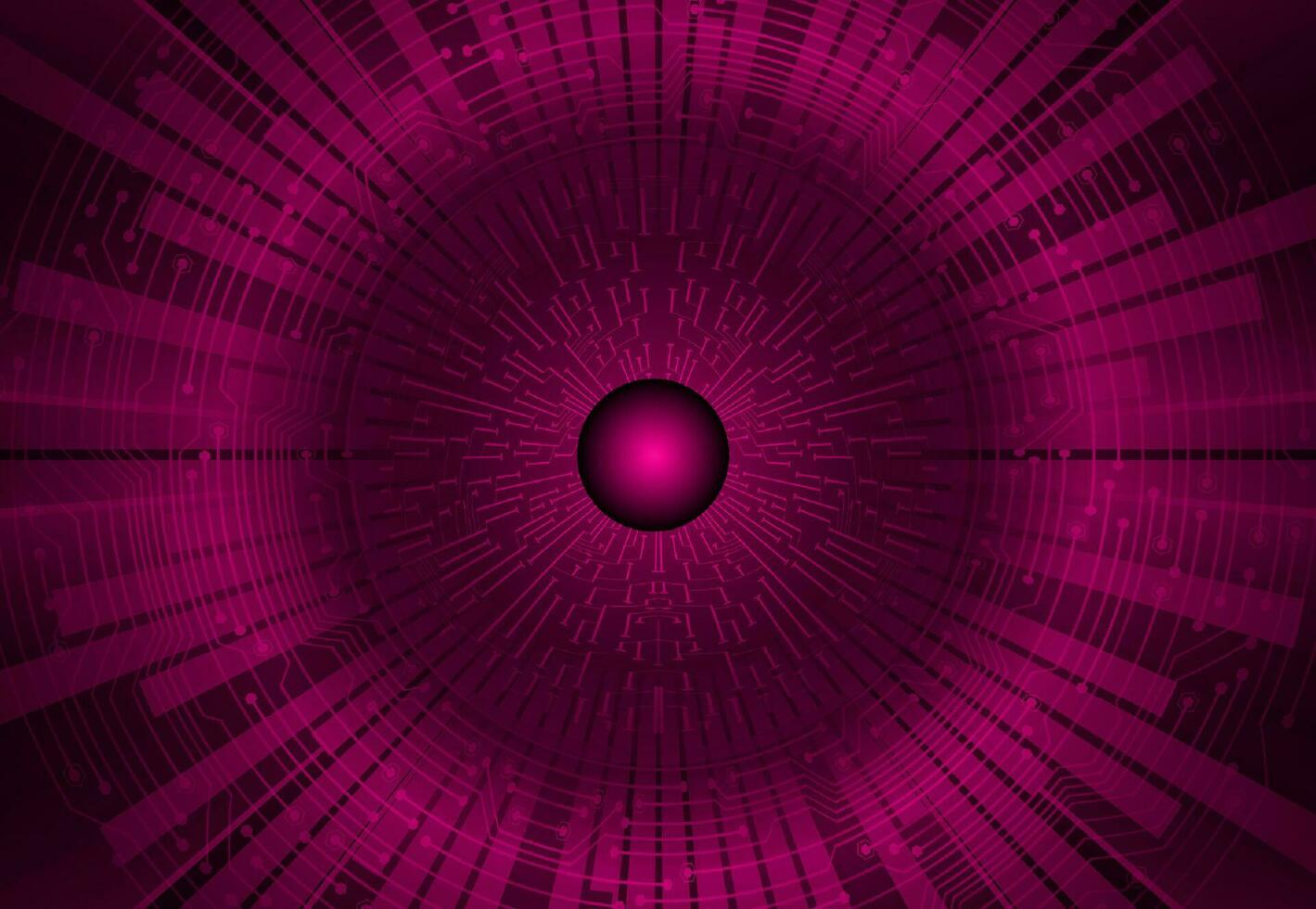 Modern Cybersecurity Eye on Technology Background vector