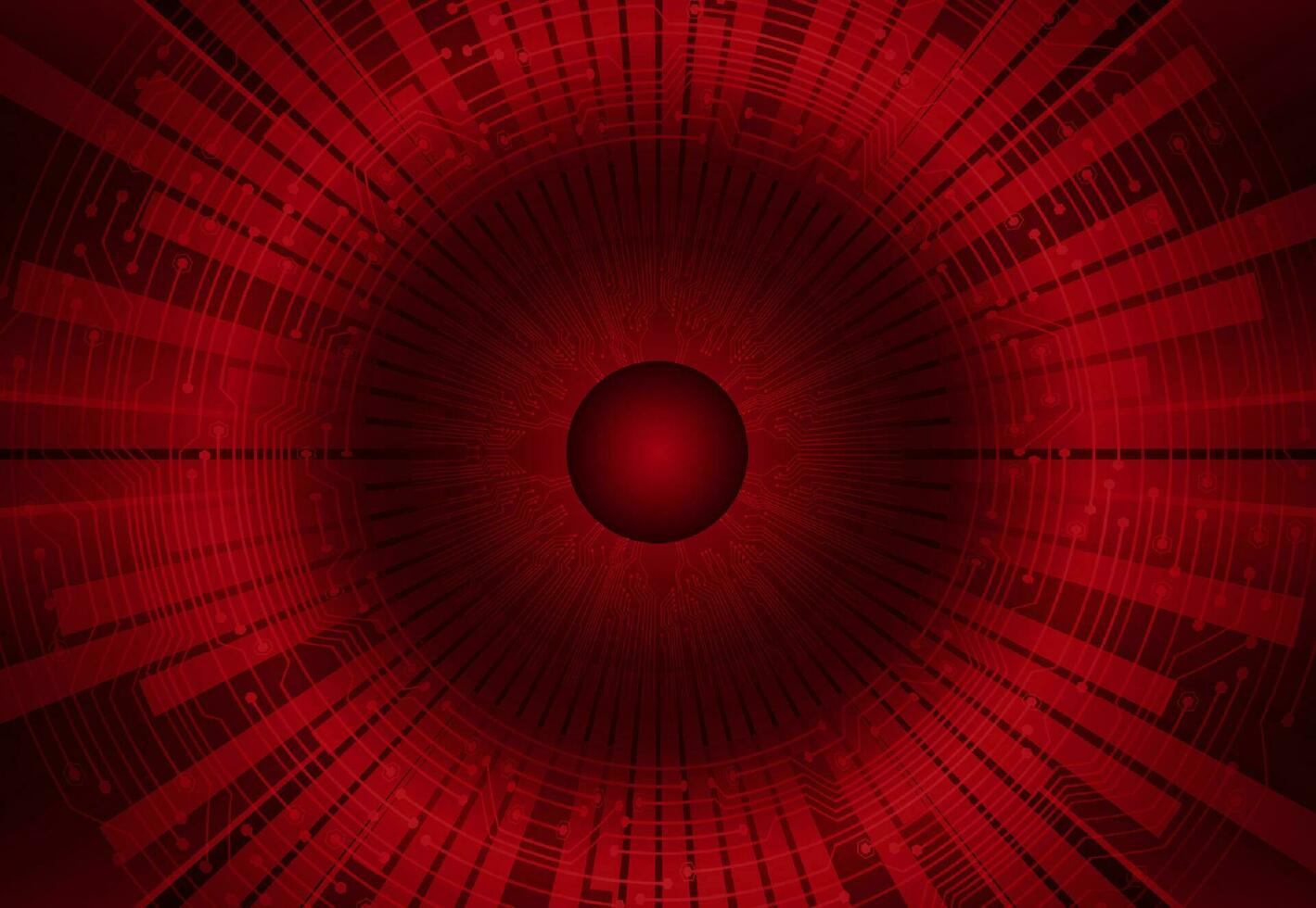 Modern Cybersecurity Eye on Technology Background vector