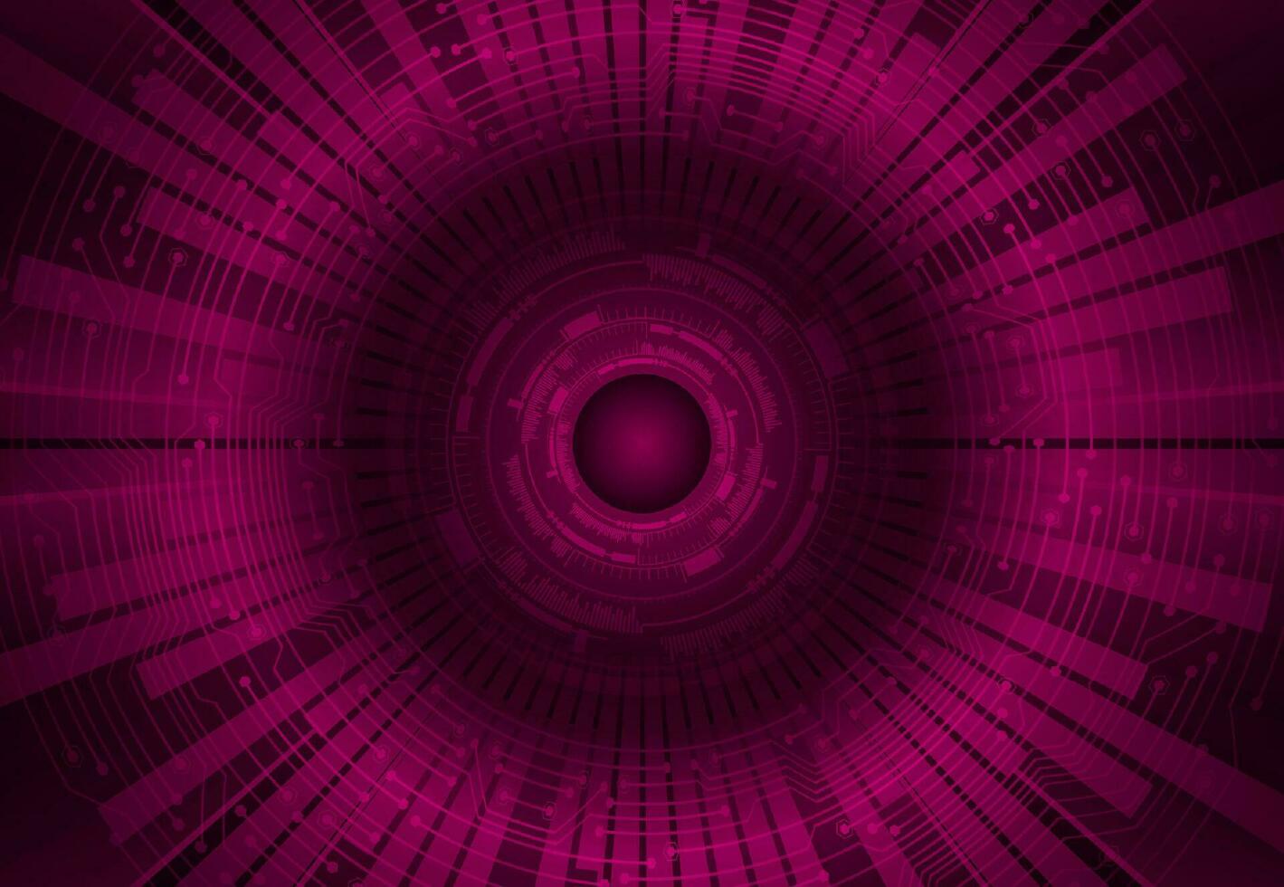 Modern Cybersecurity Eye on Technology Background vector