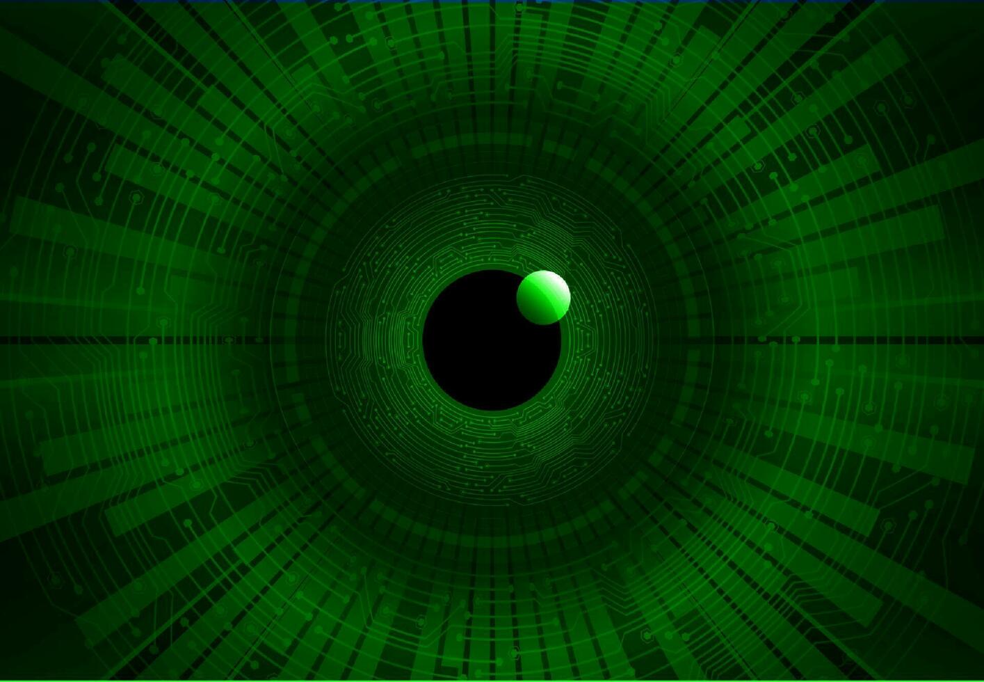 Modern Cybersecurity Eye on Technology Background vector