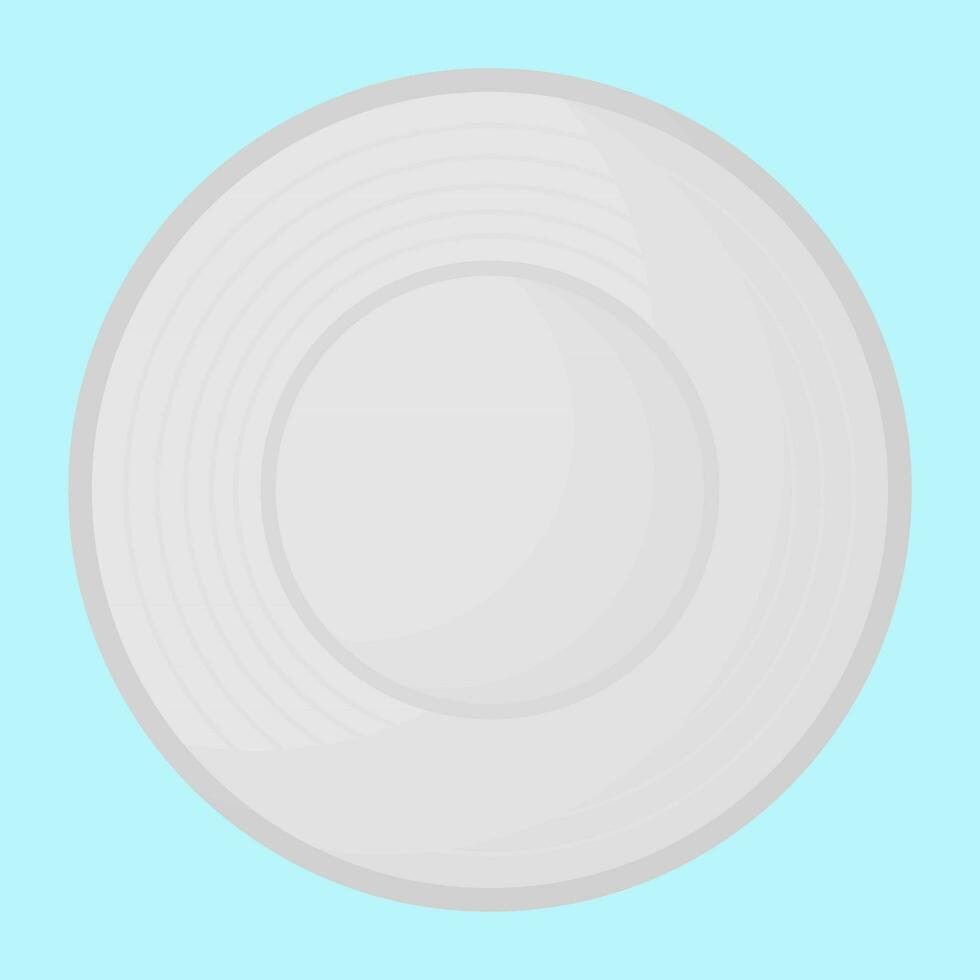 Dish, bowl in flat vector illustration design