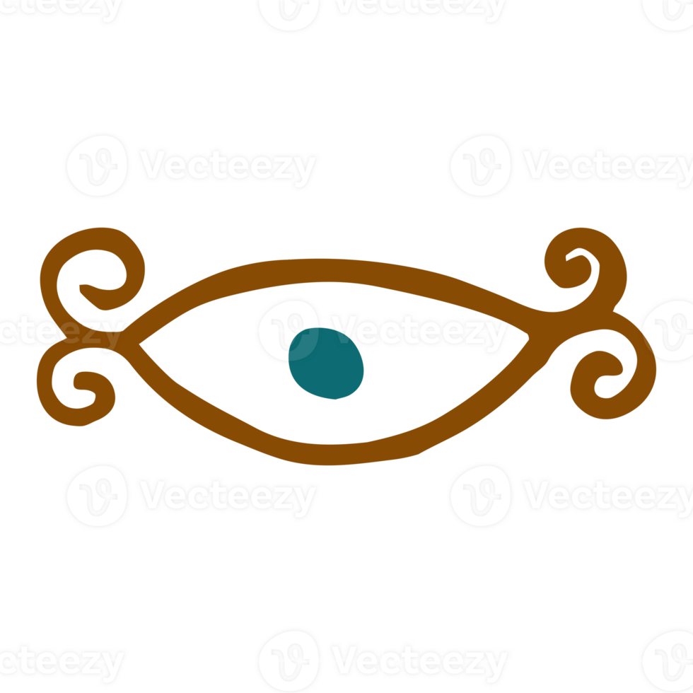 illustration of a eye ornament png