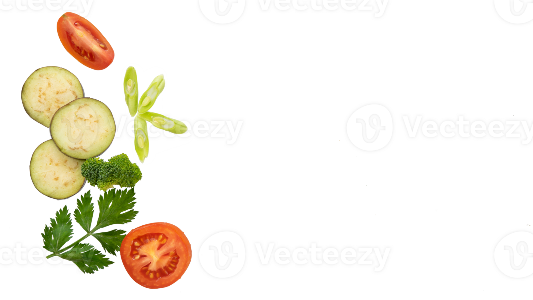 composition of vegetables banner copy space png