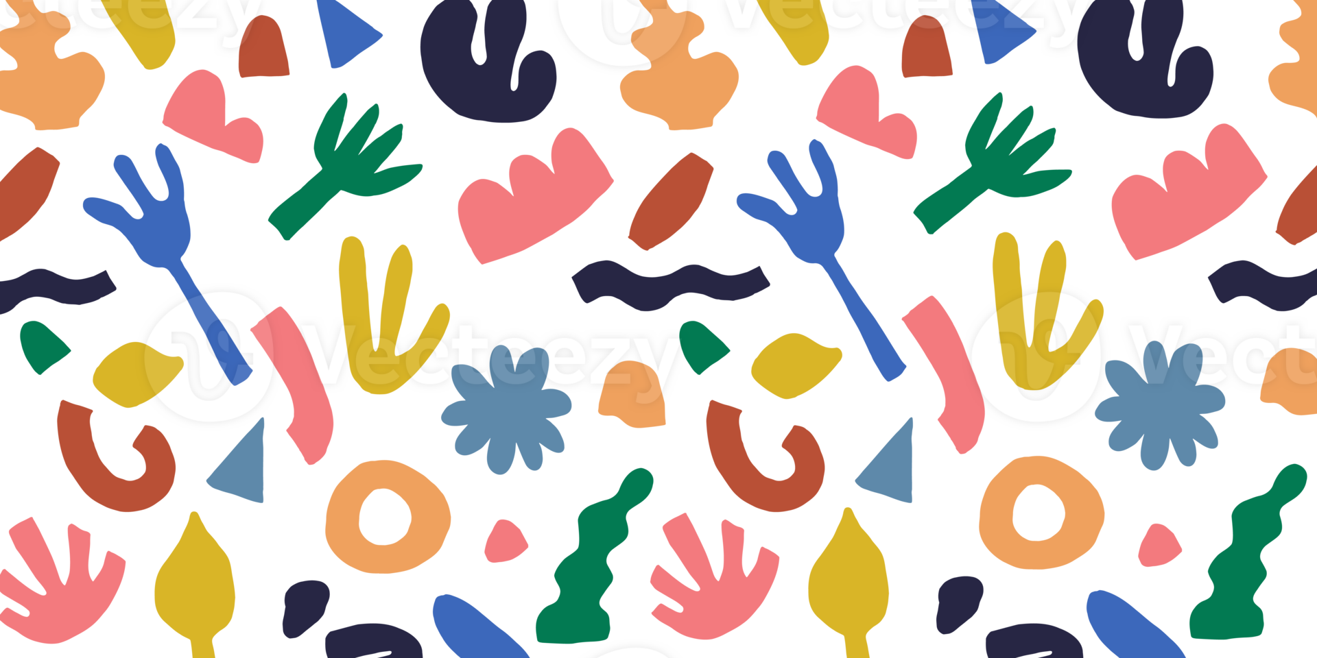 abstract trendy shape pattern png