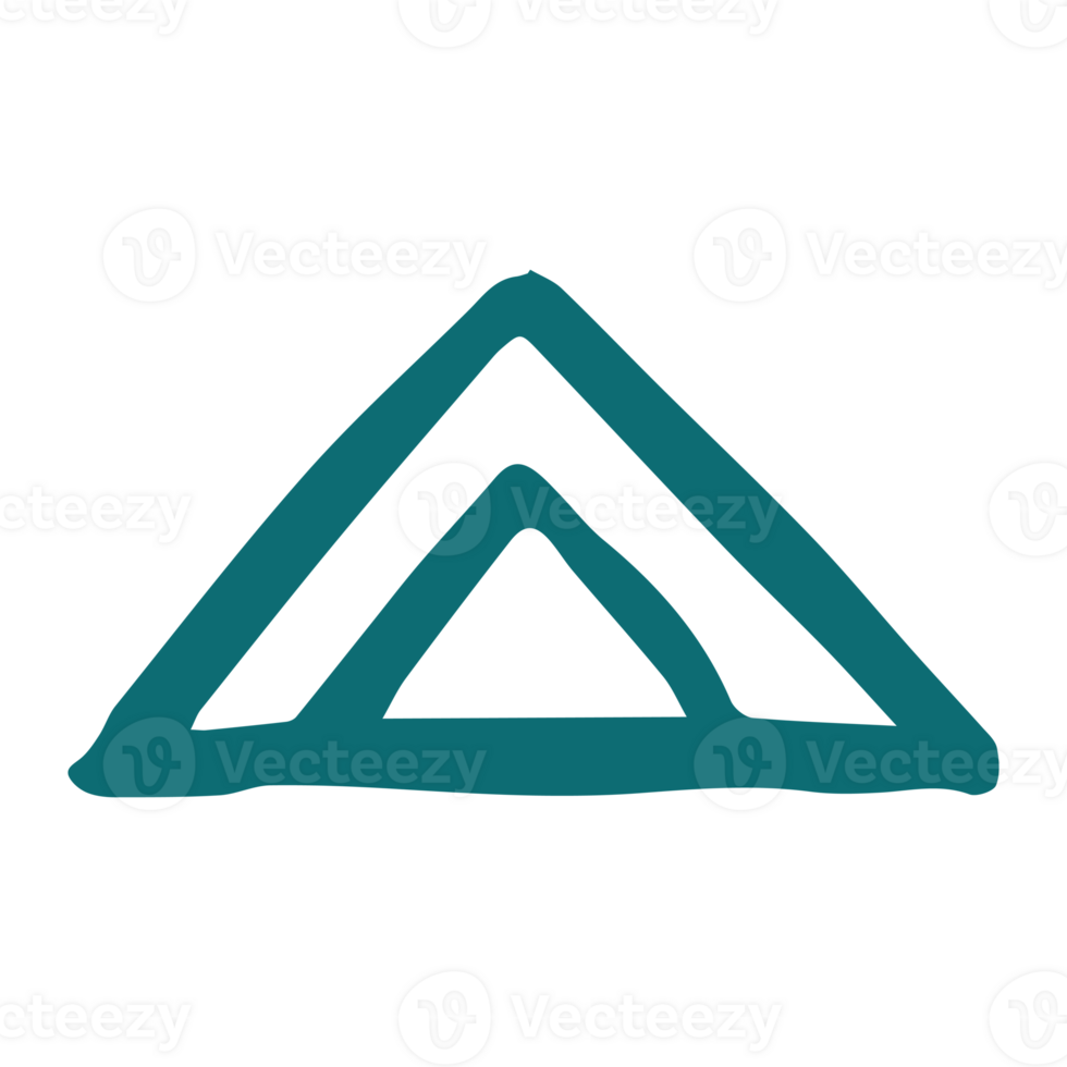 abstract triangle sign png