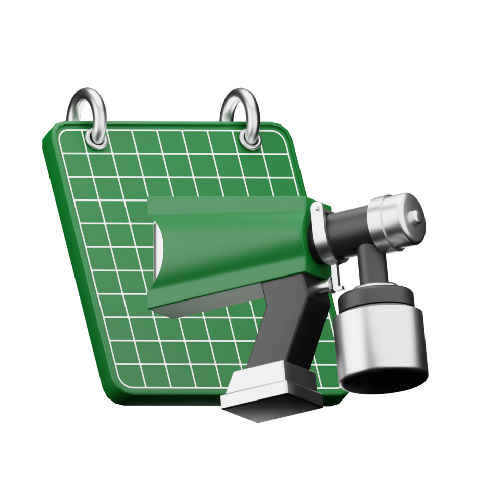 3d icon design with green and black color png