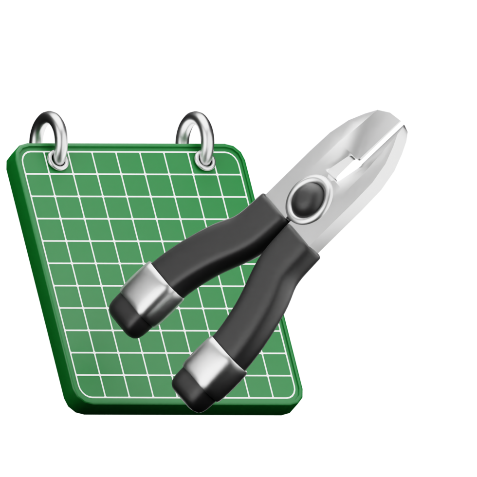 3d icon design with green and black color png