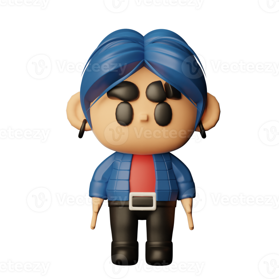 3d design character png