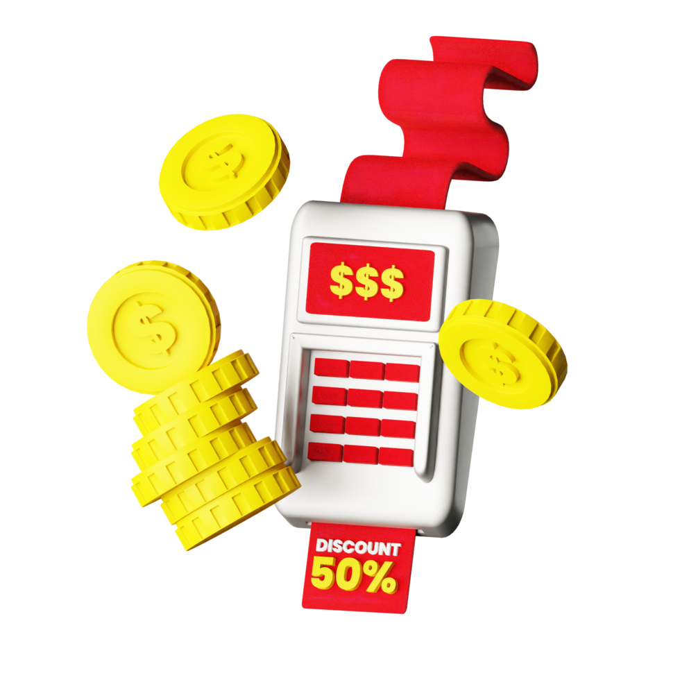 3d icon discount design for your online shop png