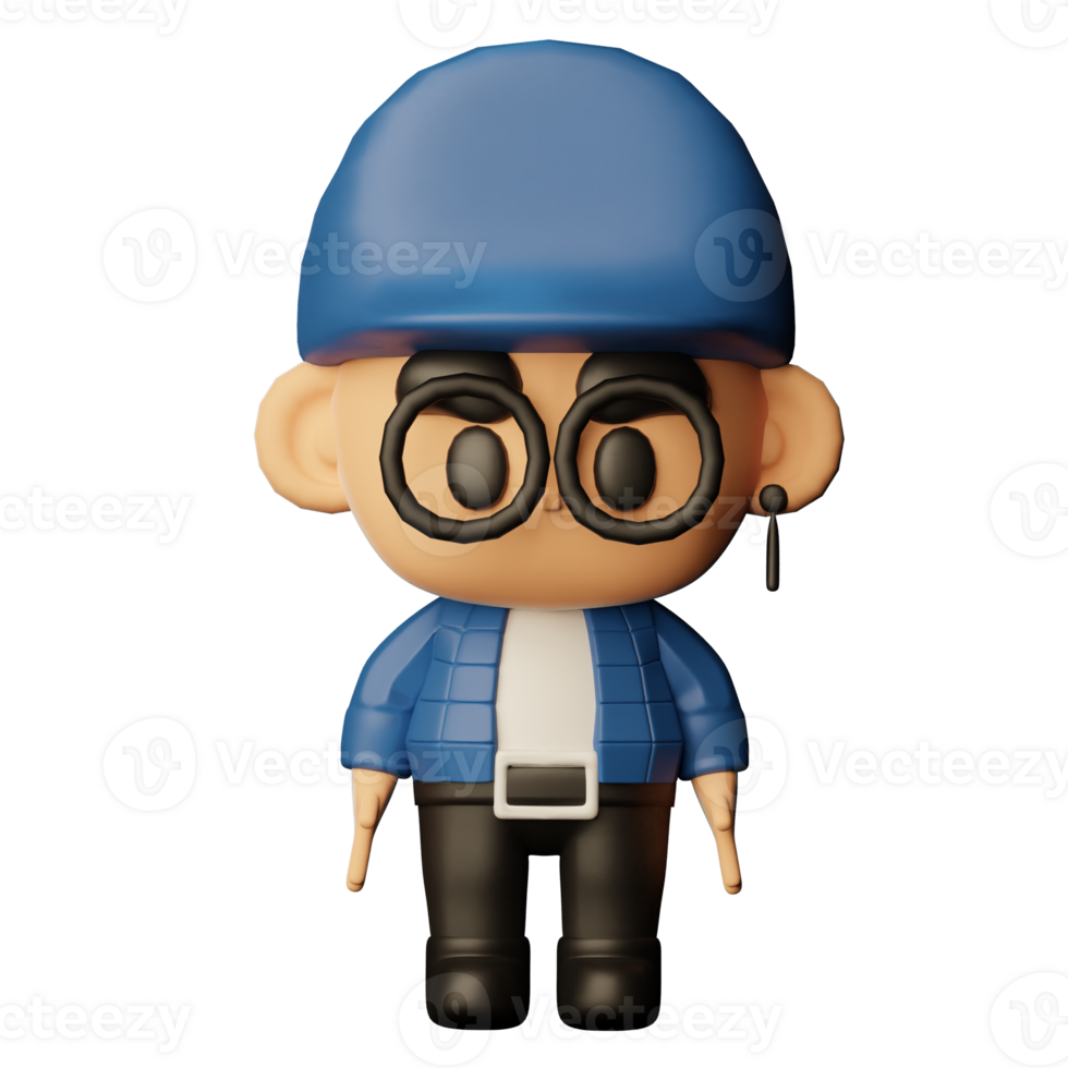 3d design character png