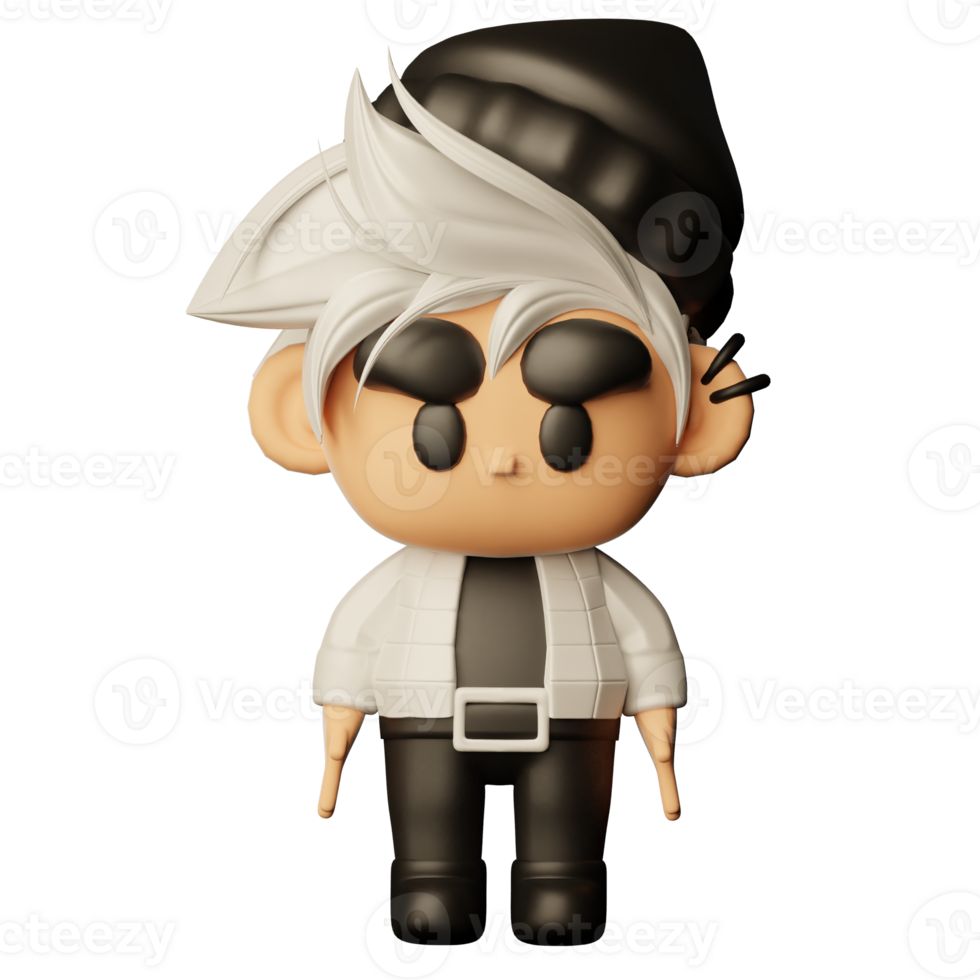 3d design character png