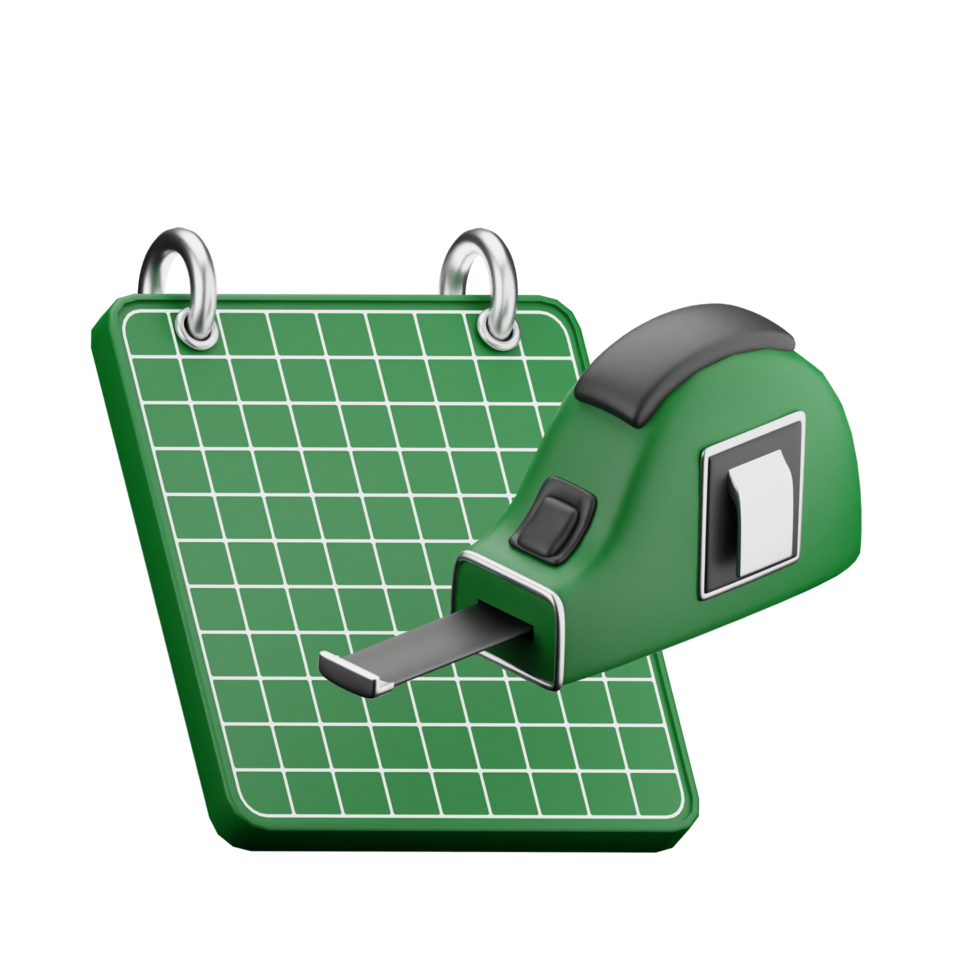 3d icon design with green and black color png
