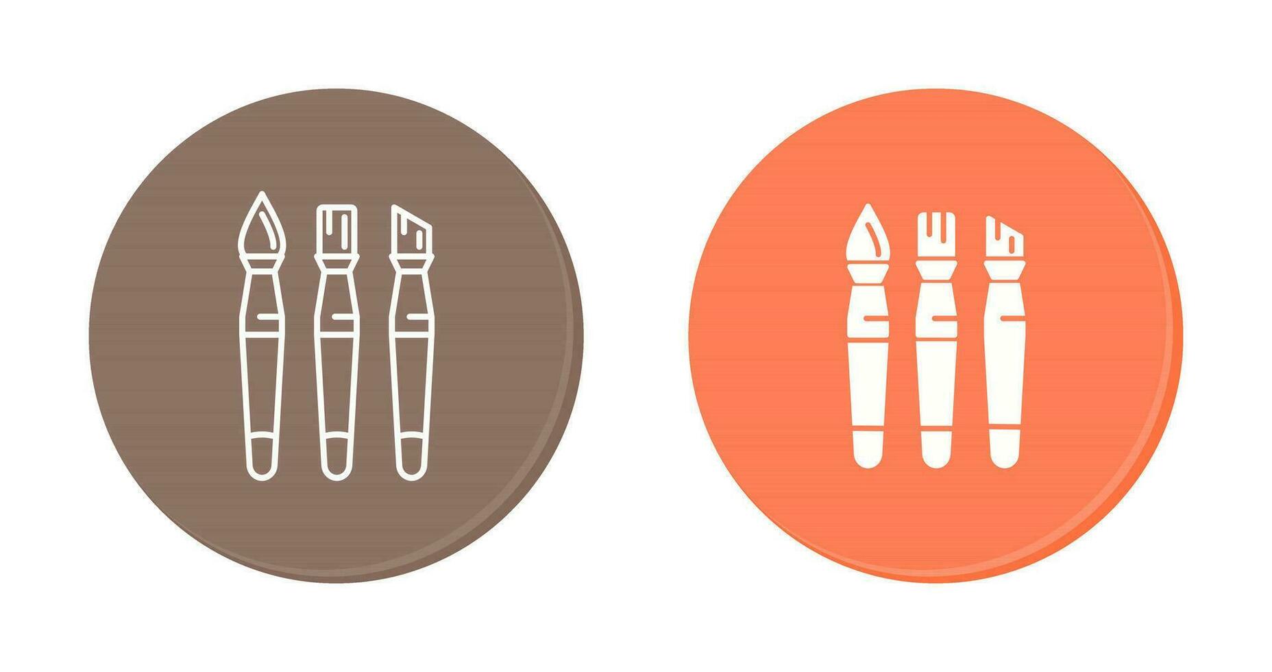 Brushes Vector Icon