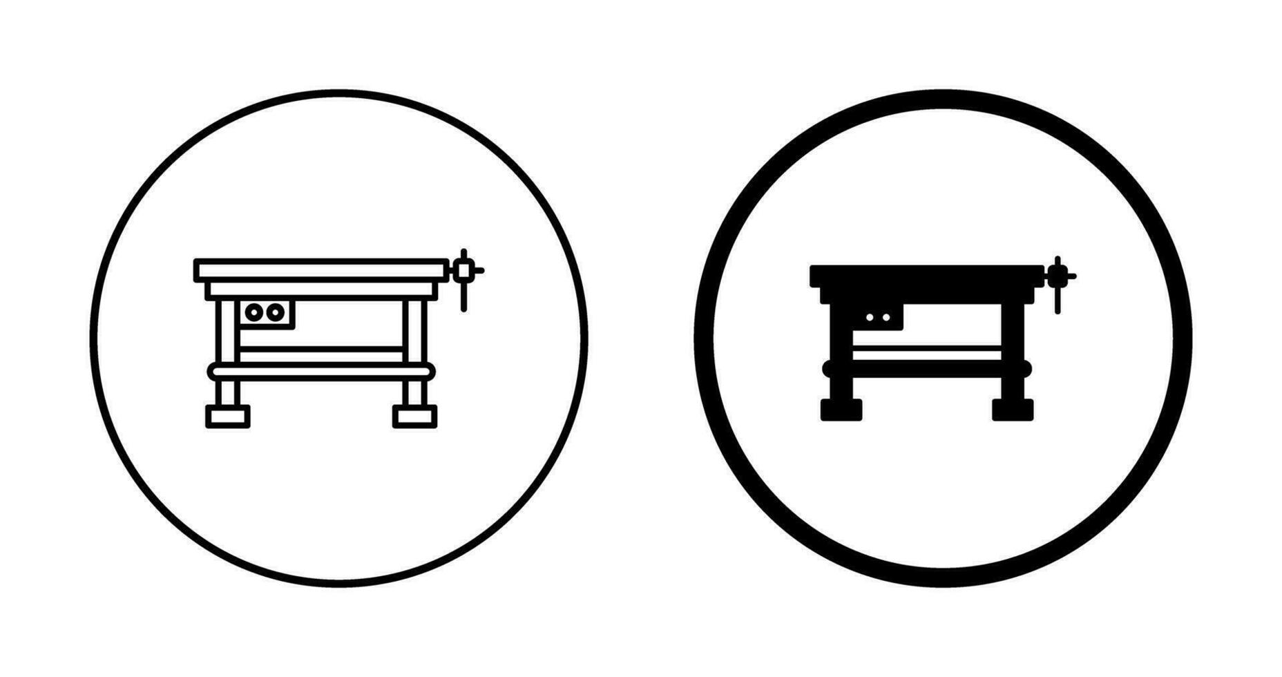 Work Bench Vector Icon