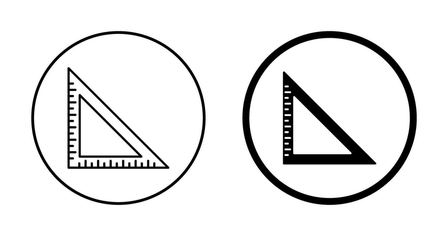 Set Square Vector Icon