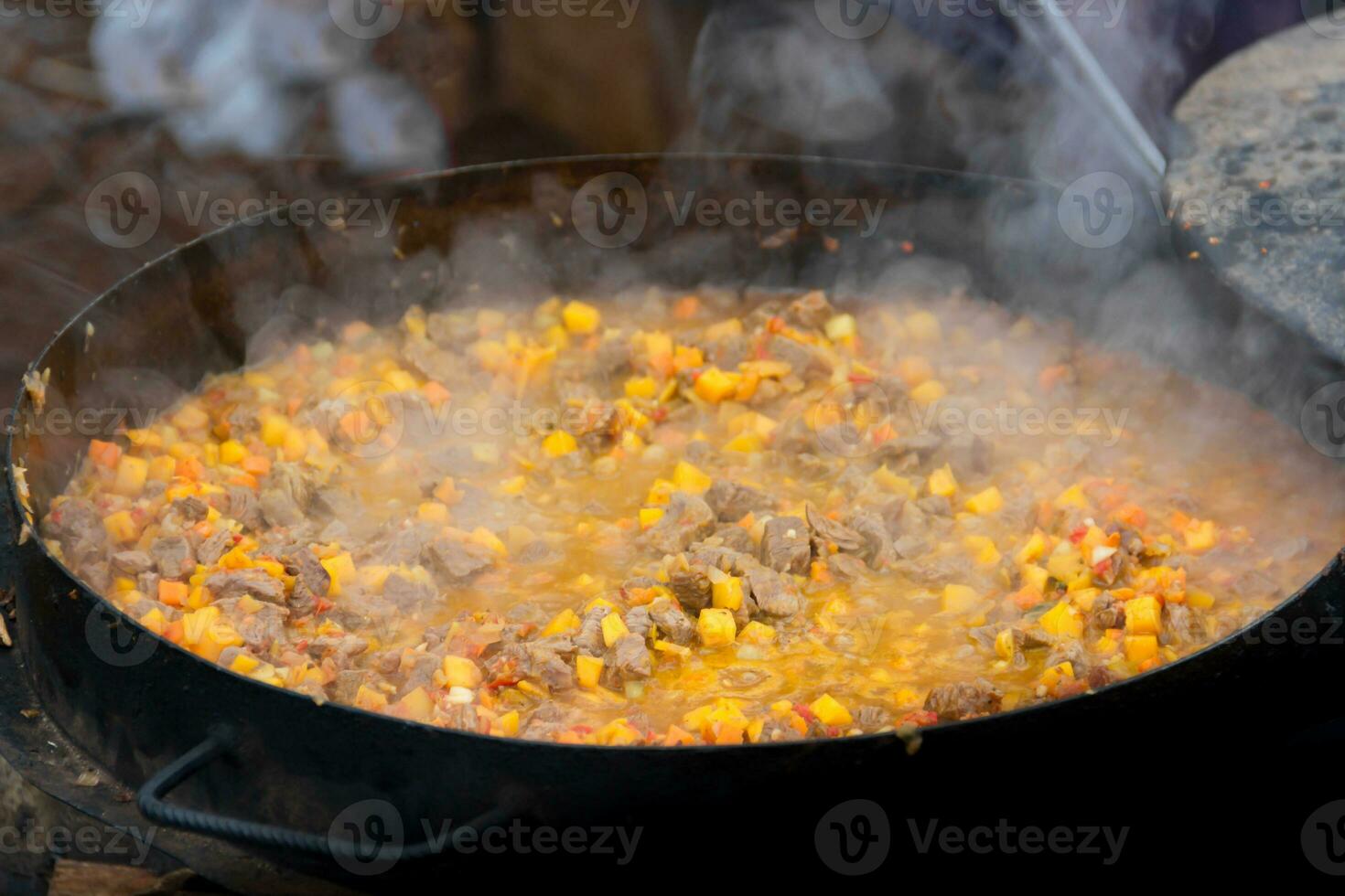 comida al disco de arado tipica de la gastronomia argentina foto