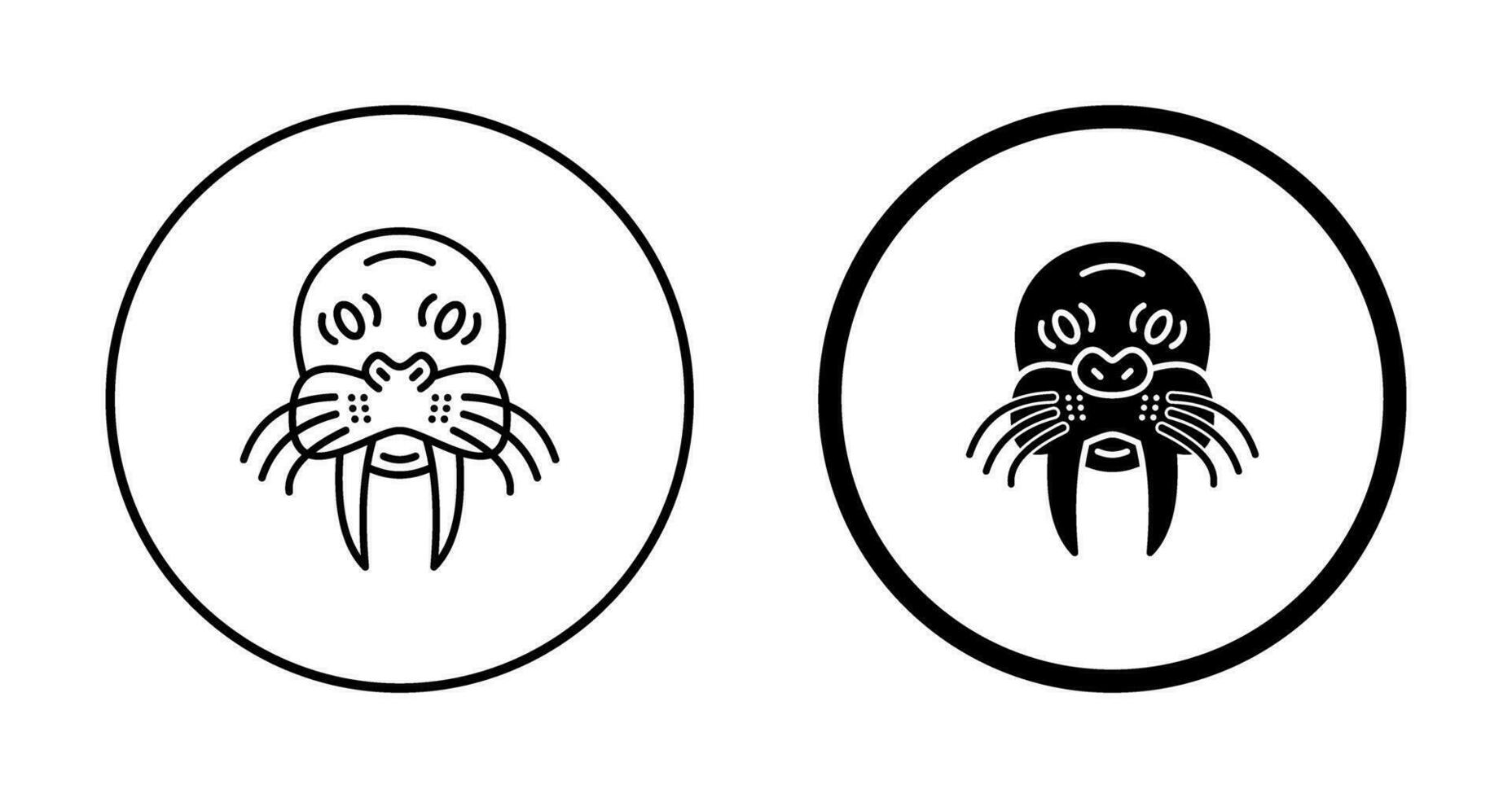 Walrus Vector Icon