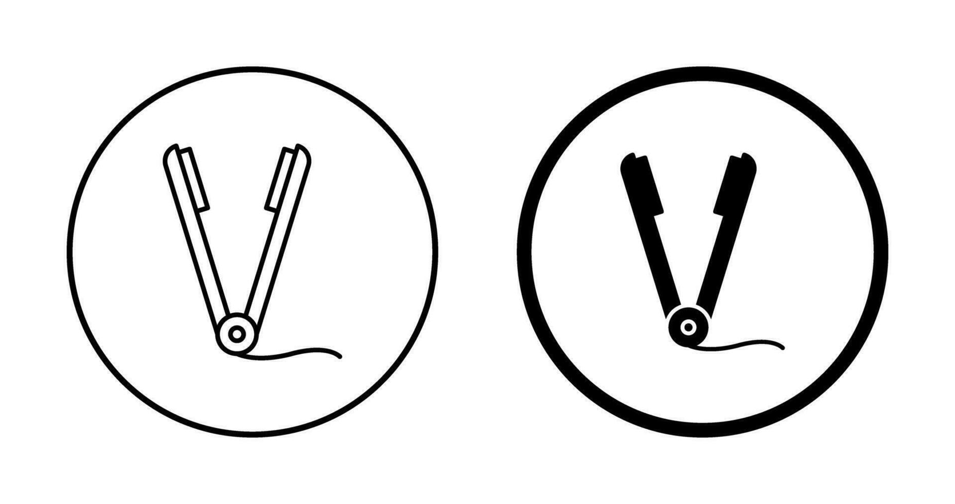 Straightener Vector Icon
