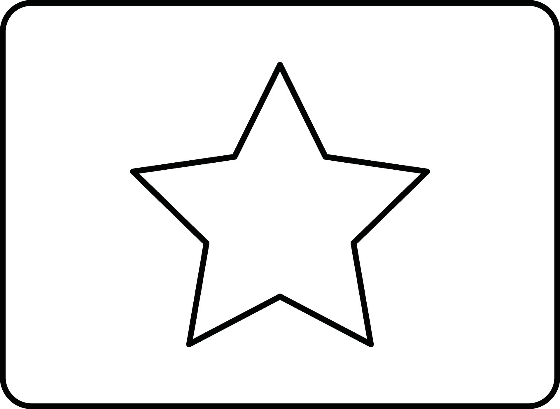 Star Icon In Black Line Art. 24869999 Vector Art at Vecteezy