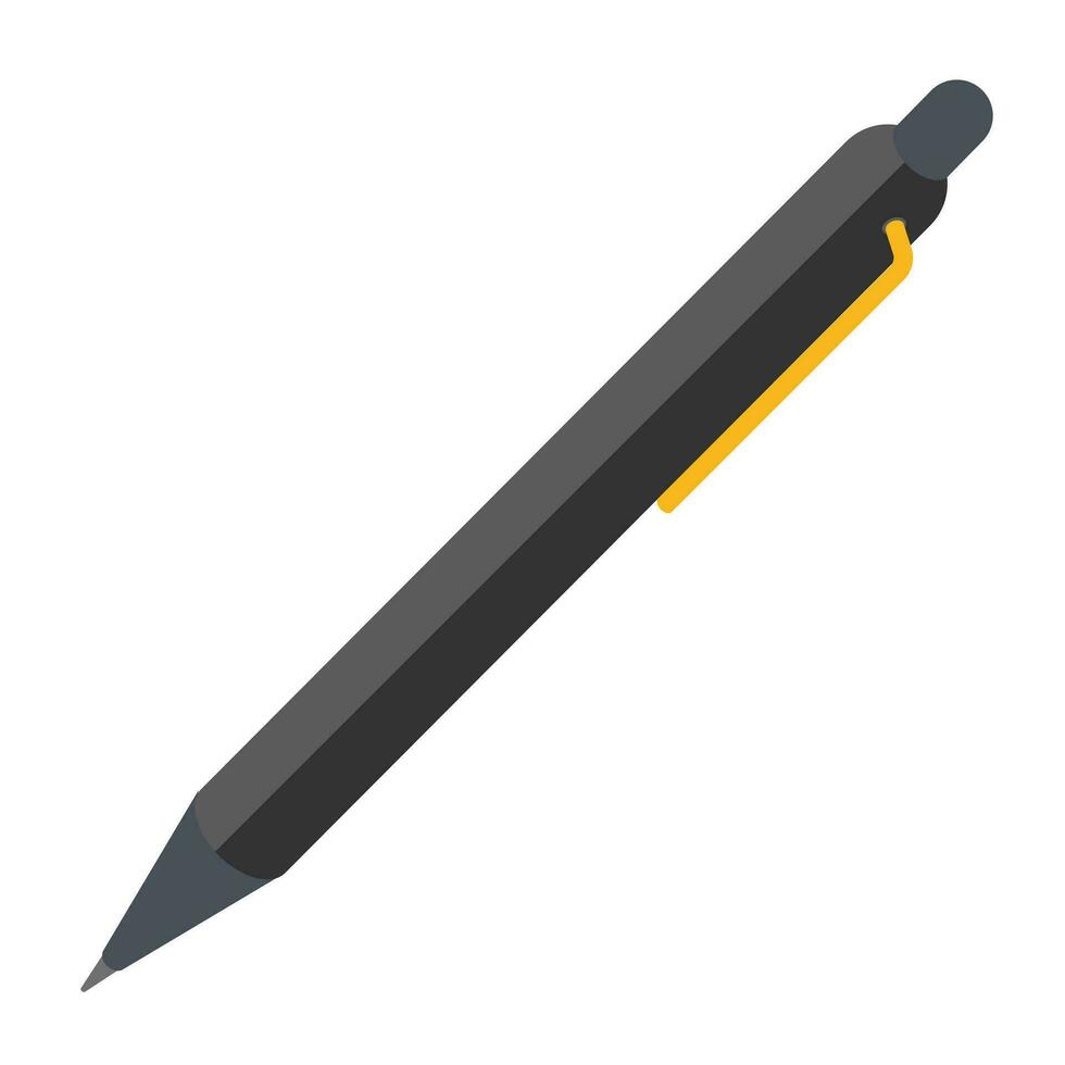 aislado bolígrafo en blanco antecedentes. vector
