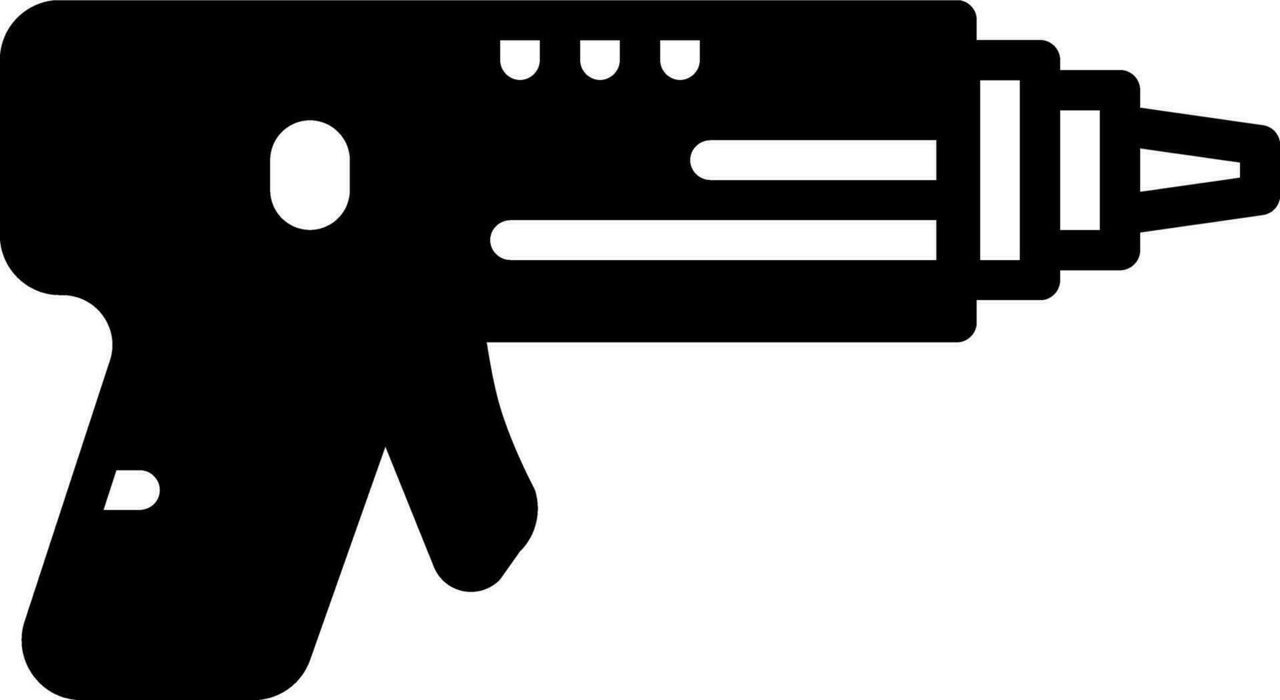 solid icon for lasertag vector