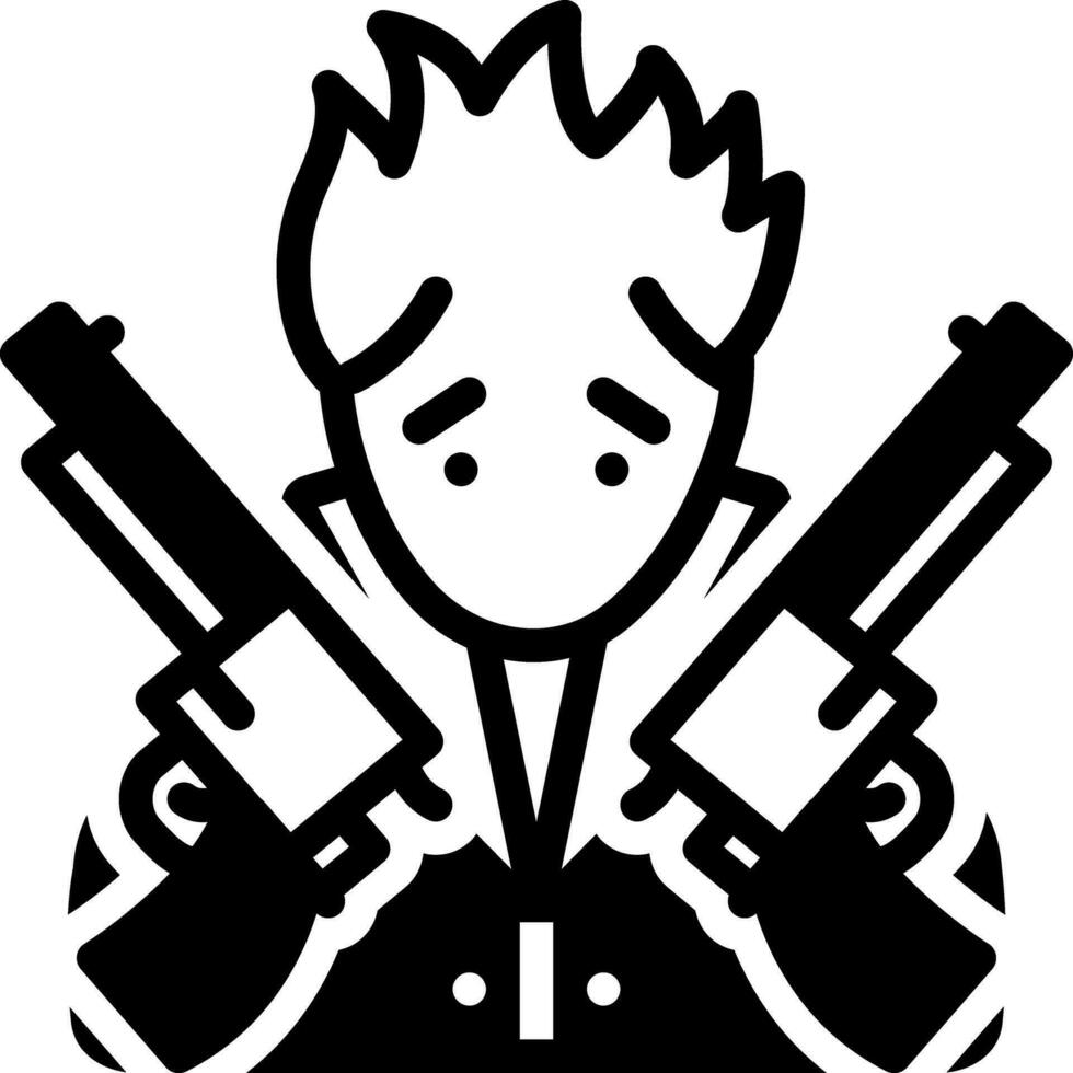 solid icon for perk vector