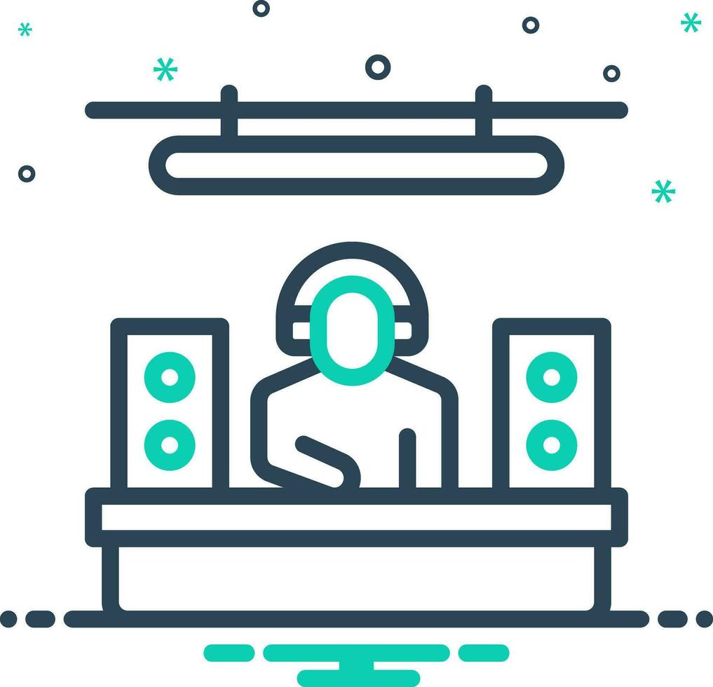 mix icon for producers vector