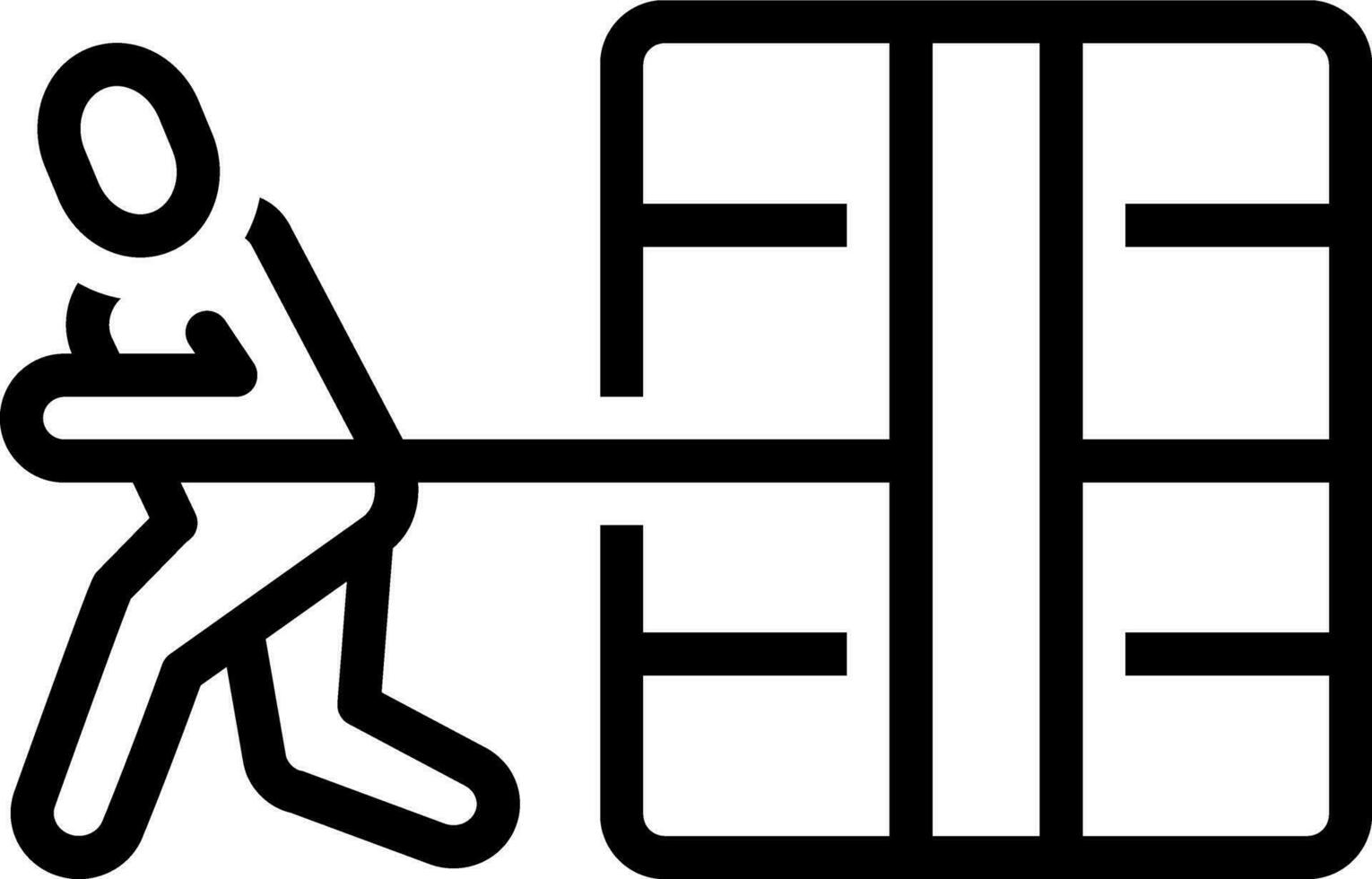 line icon for efforts vector