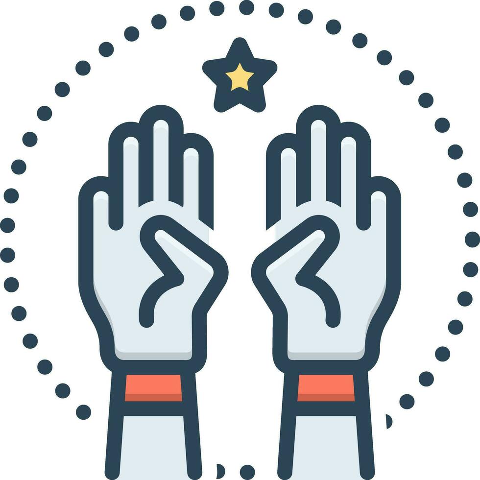 color icon for involve vector