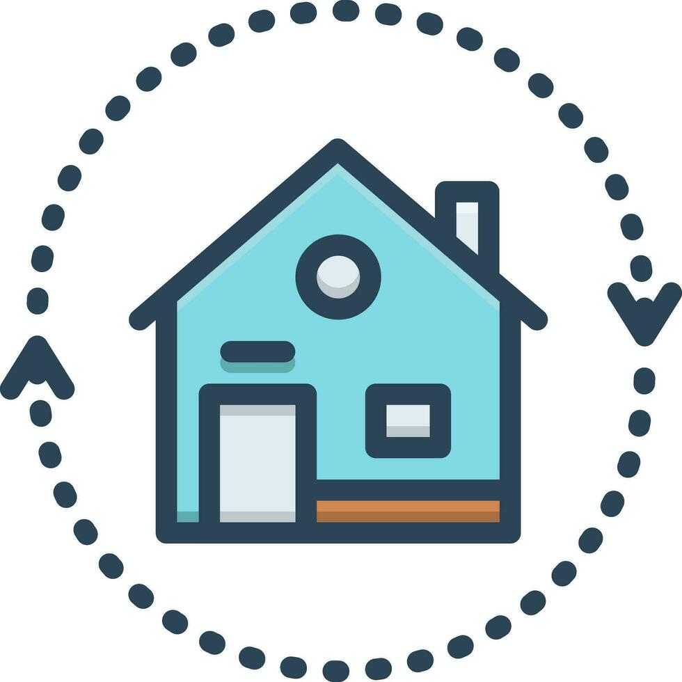 color icon for reverse mortgages vector