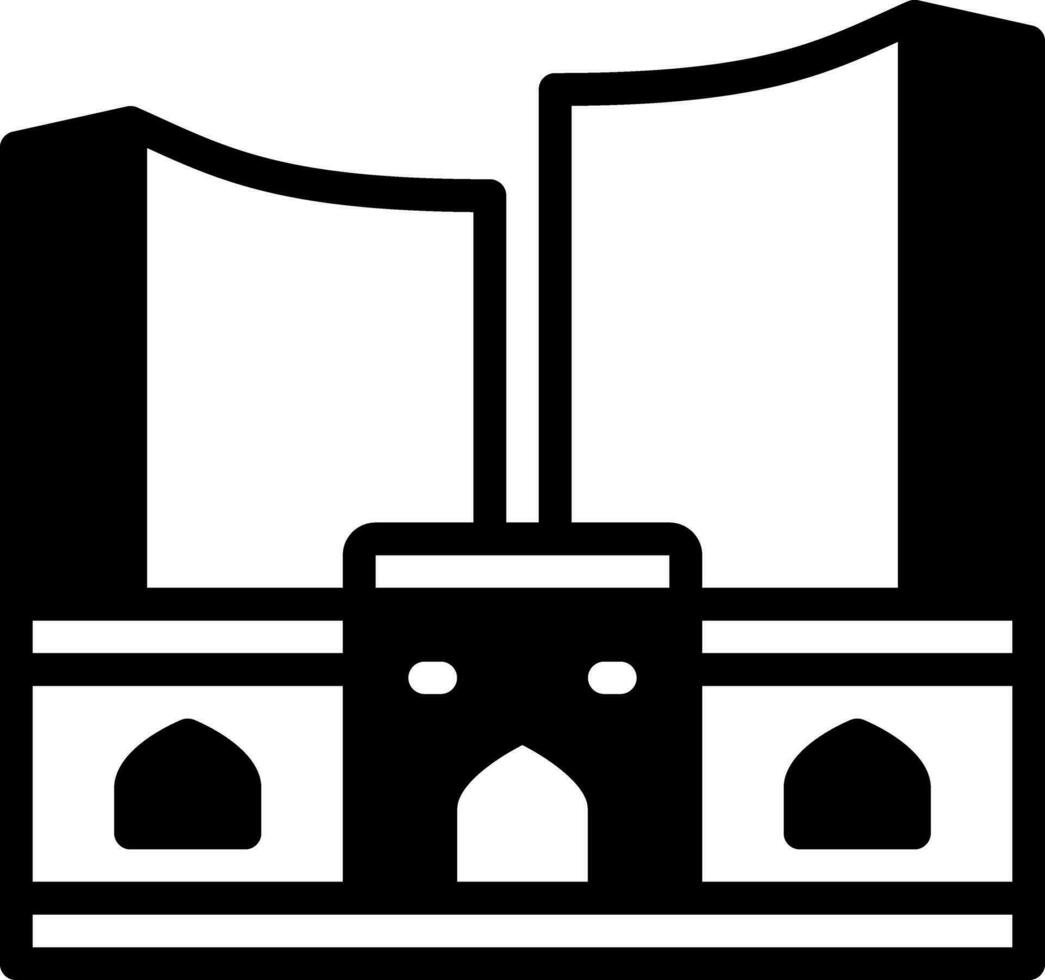solid icon for accommodate vector