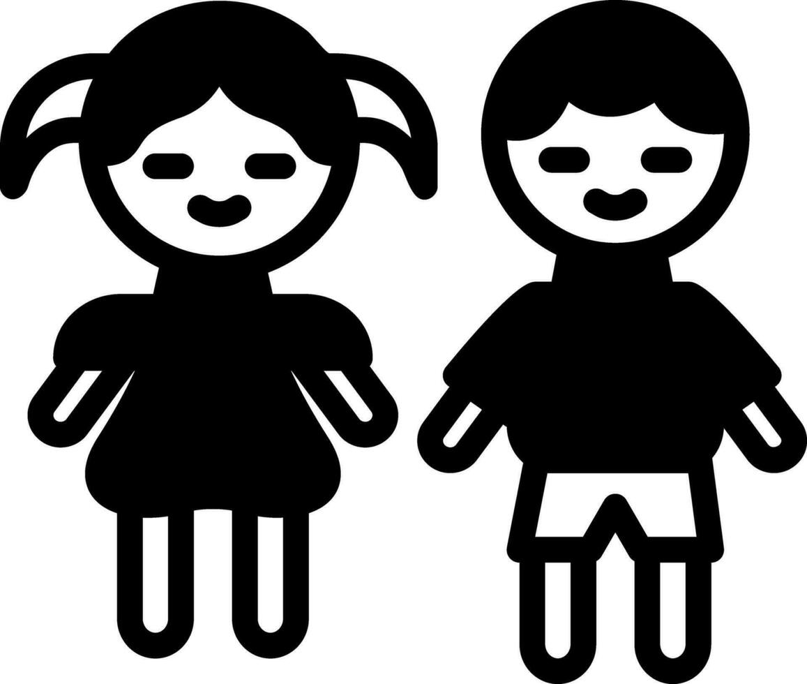 solid icon for kids vector