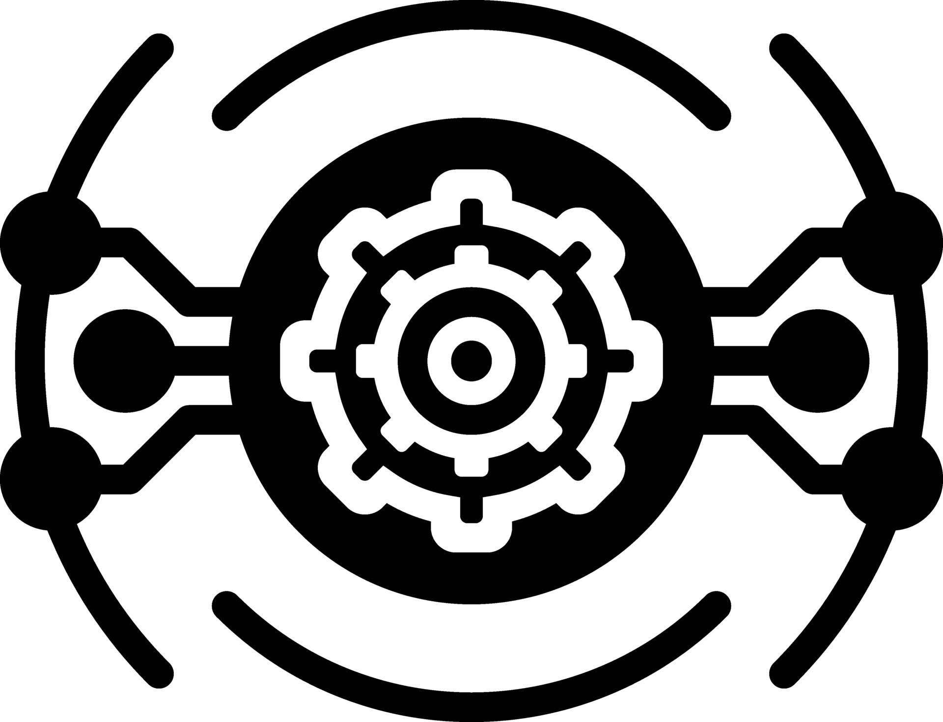 solid icon for automation 24870579 Vector Art at Vecteezy