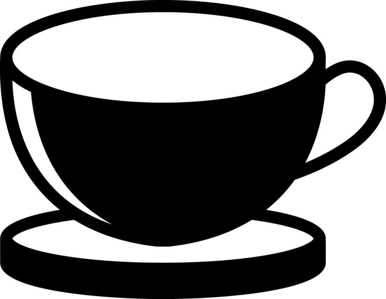 solid icon for cup vector