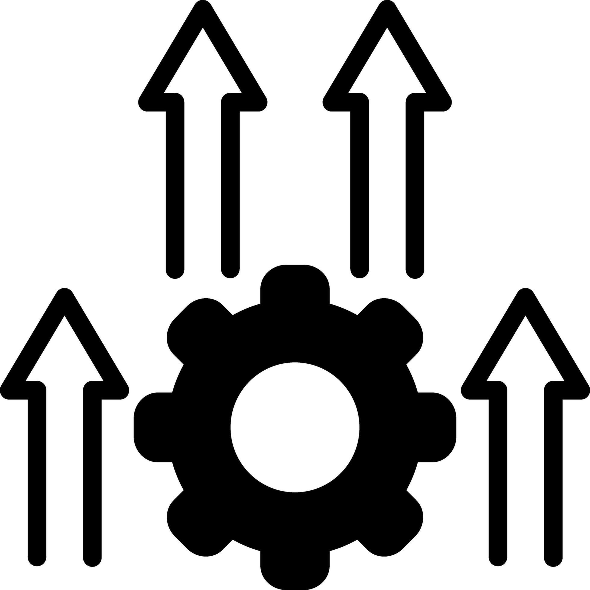 solid icon for inprocessing 24870598 Vector Art at Vecteezy