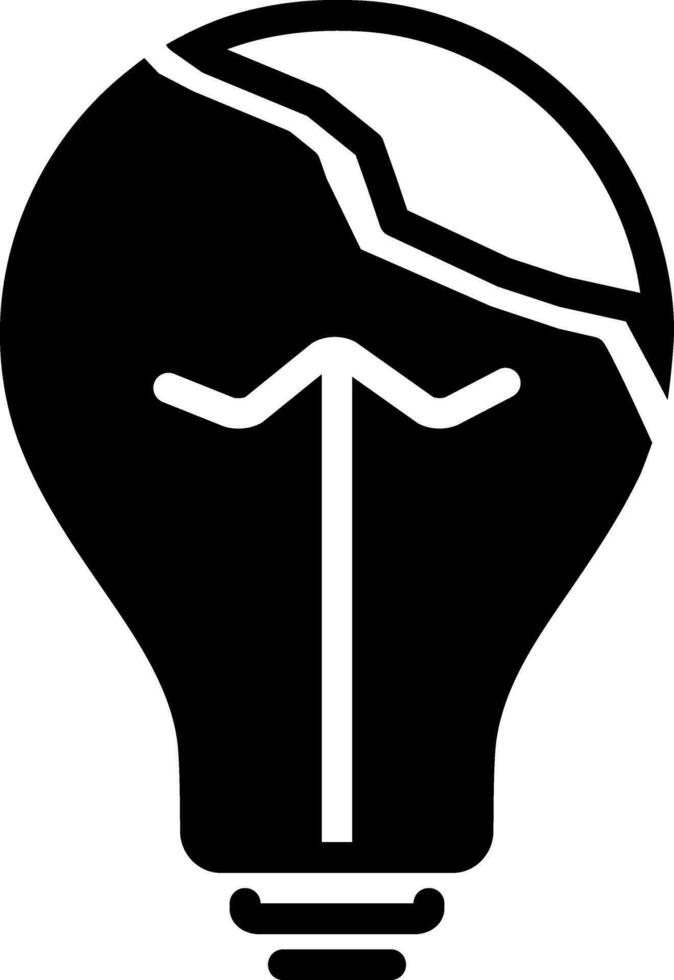 solid icon for useless vector