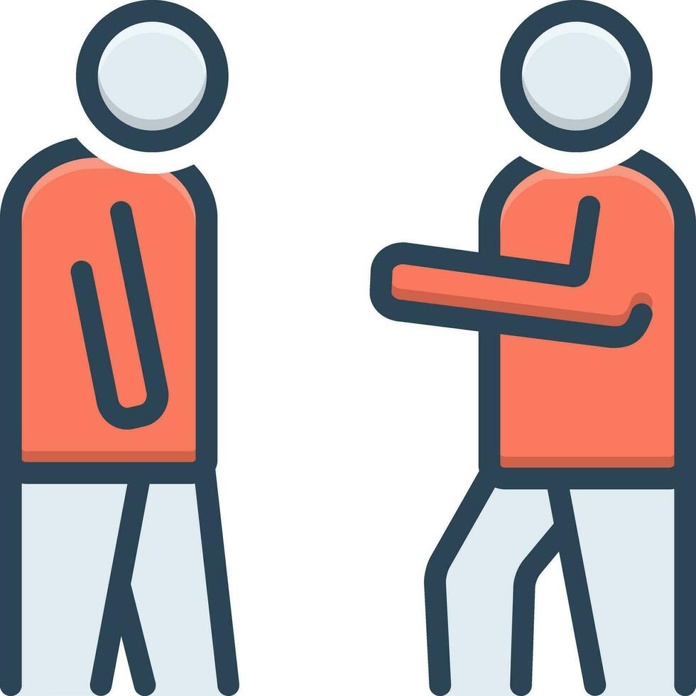 color icon for obey vector
