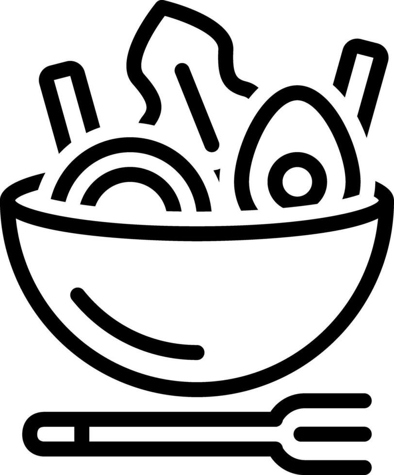 line icon for food vector