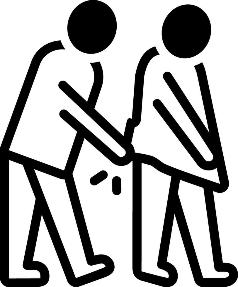solid icon for degenerate vector