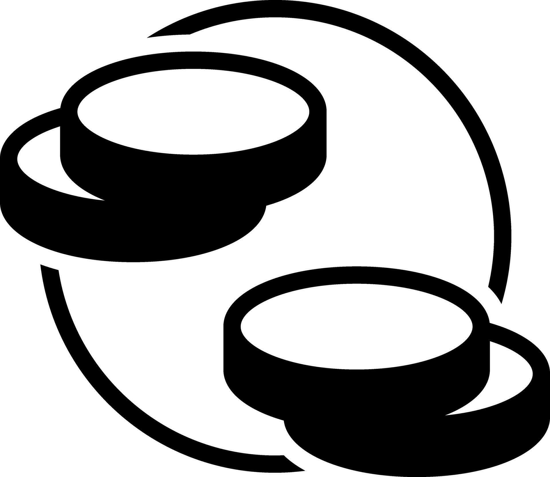 solid icon for coins 24870939 Vector Art at Vecteezy