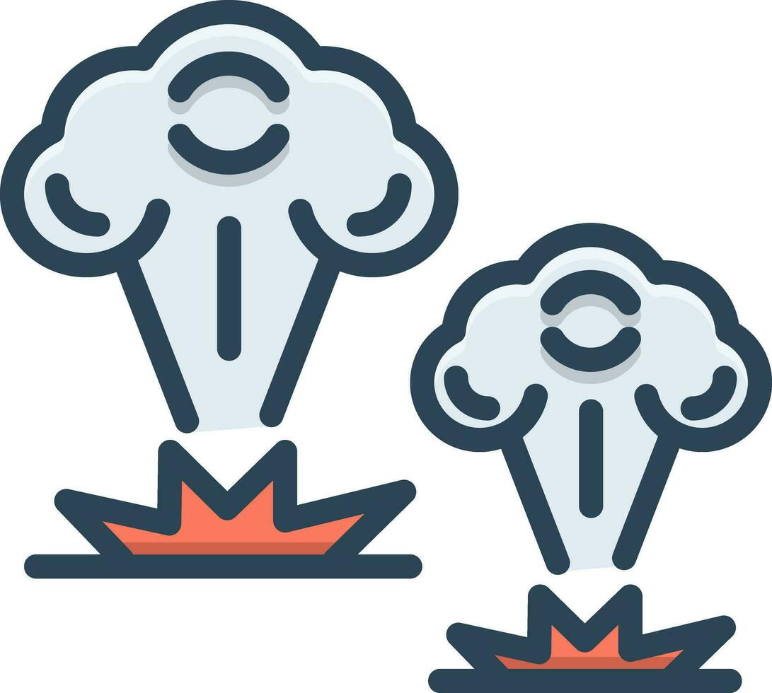color icon for war 24870960 Vector Art at Vecteezy