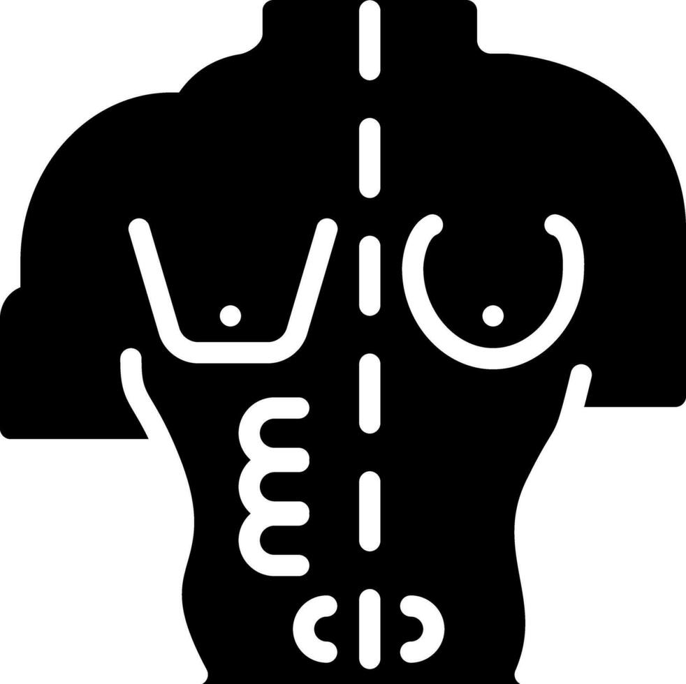 solid icon for body vector