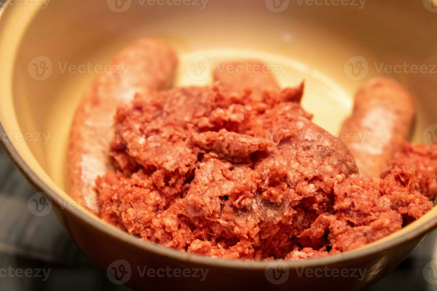 Sausages and Ground Beef photo