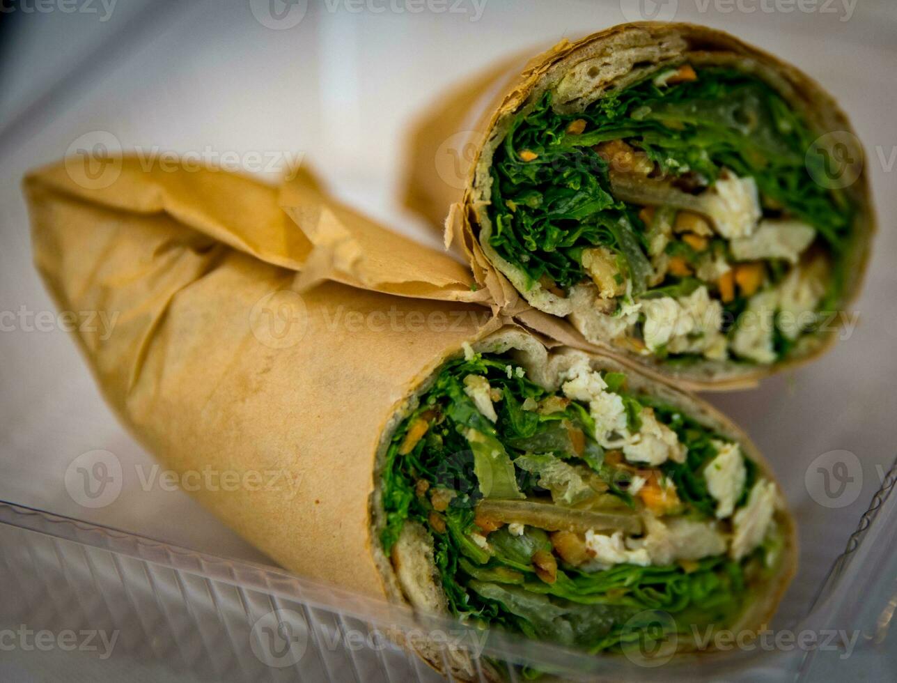 Caesar chicken wrap photo