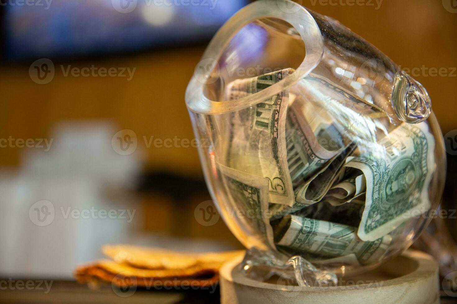 tip jar at sushi bar photo
