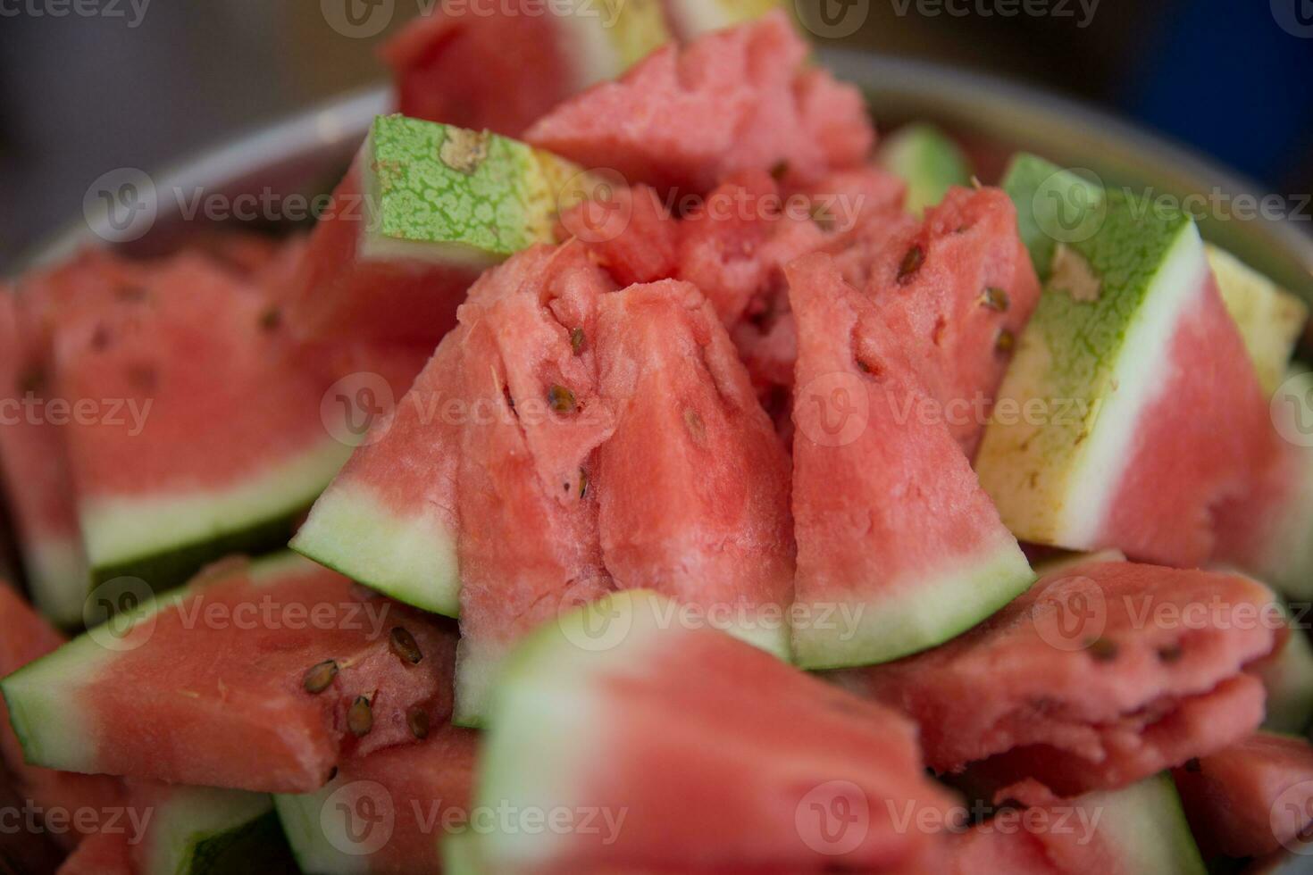 Sliced up watermelon photo