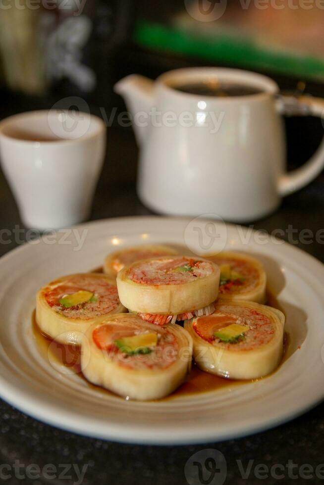 Naruto Maki with Ponzu Sauce photo