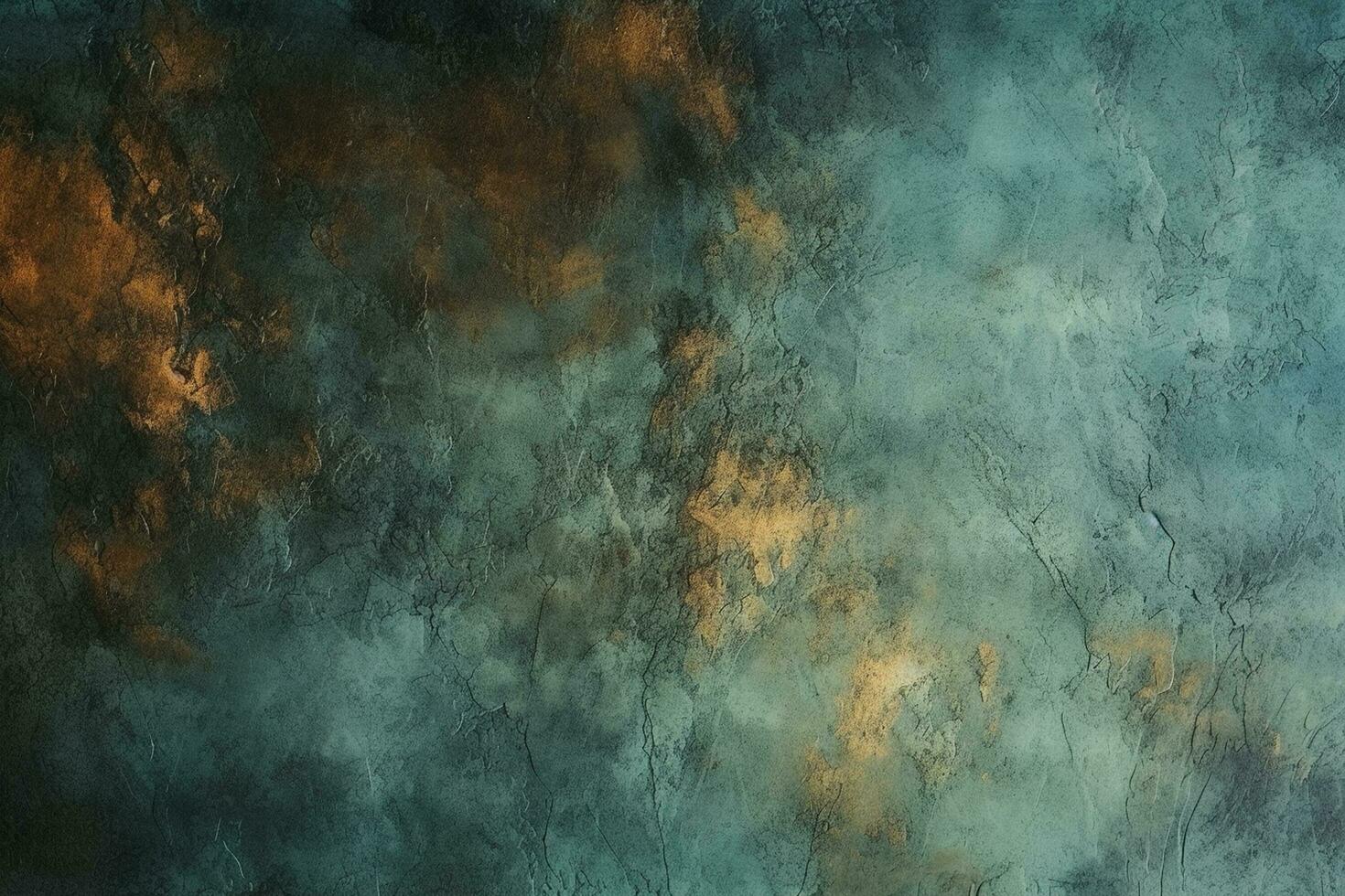 blue grunge background with rust stains photo