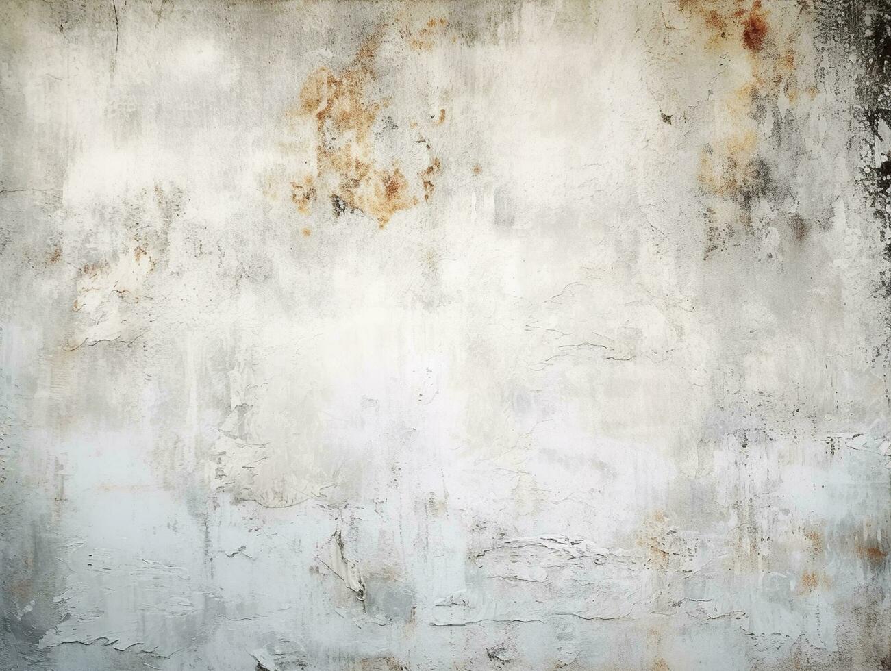 White grunge wall background with dirty stains photo